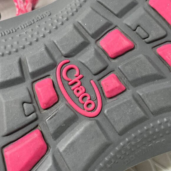 Chaco ZX1 Sandals Ecotread Sport Open Toe Outdoor Hiking Outdoor Pink Size 5 - Picture 9 of 12
